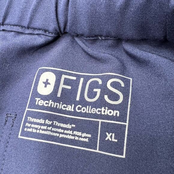 Figs Mens Pisco Scrub Pants Technical Collection Navy Blue FM4500 Size XL - Picture 6 of 12
